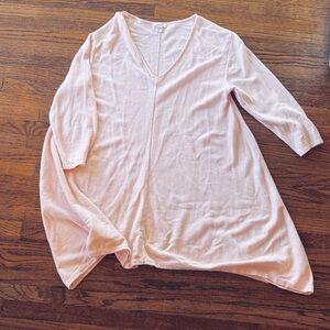 Pure Jill J.Jill baby pink tunic sweater